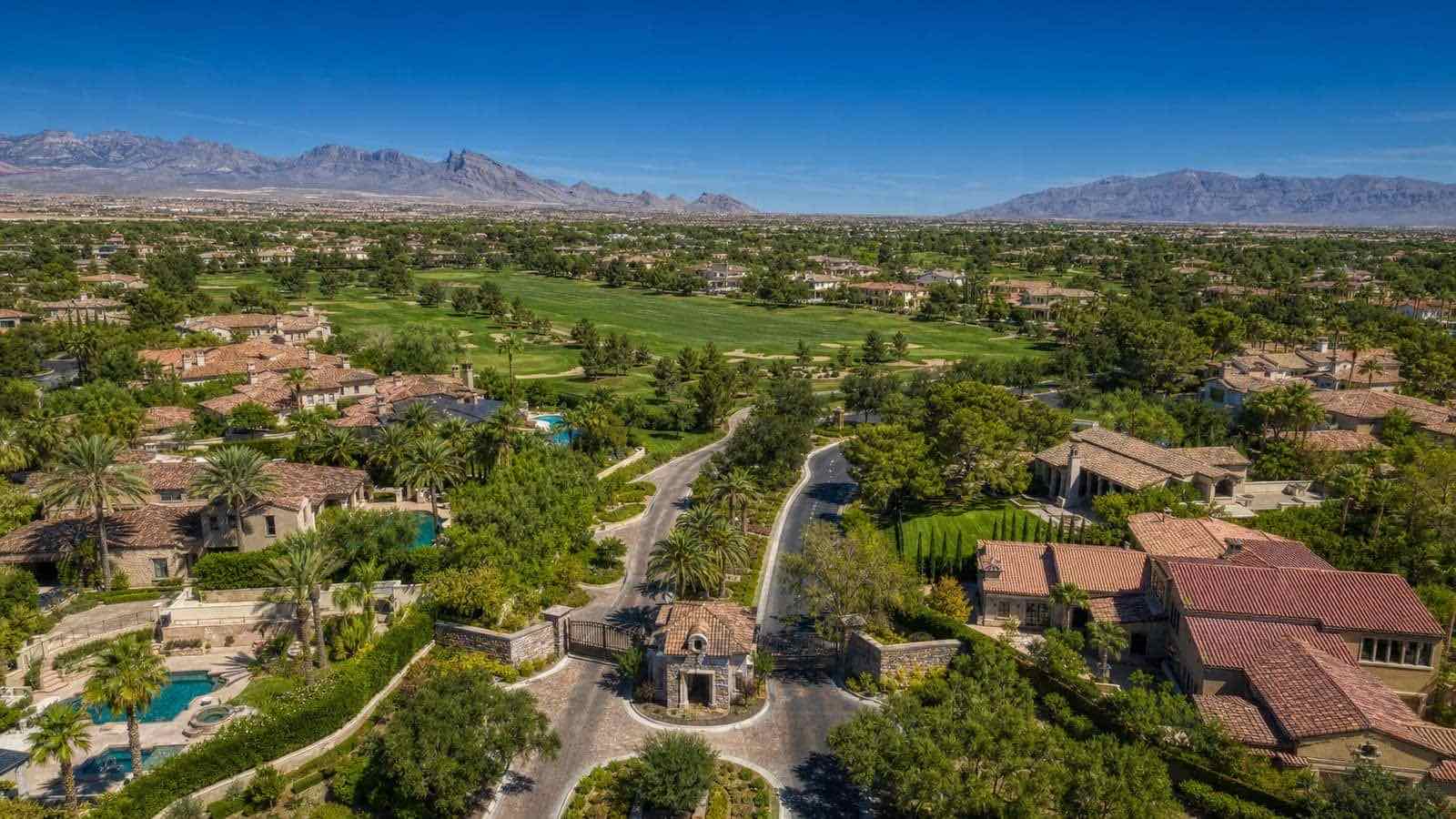 Augusta Canyon at Southern Highlands, Las Vegas — double-gated ultra-luxury estates near the Southern Highlands Golf Club on the valley's southern rim