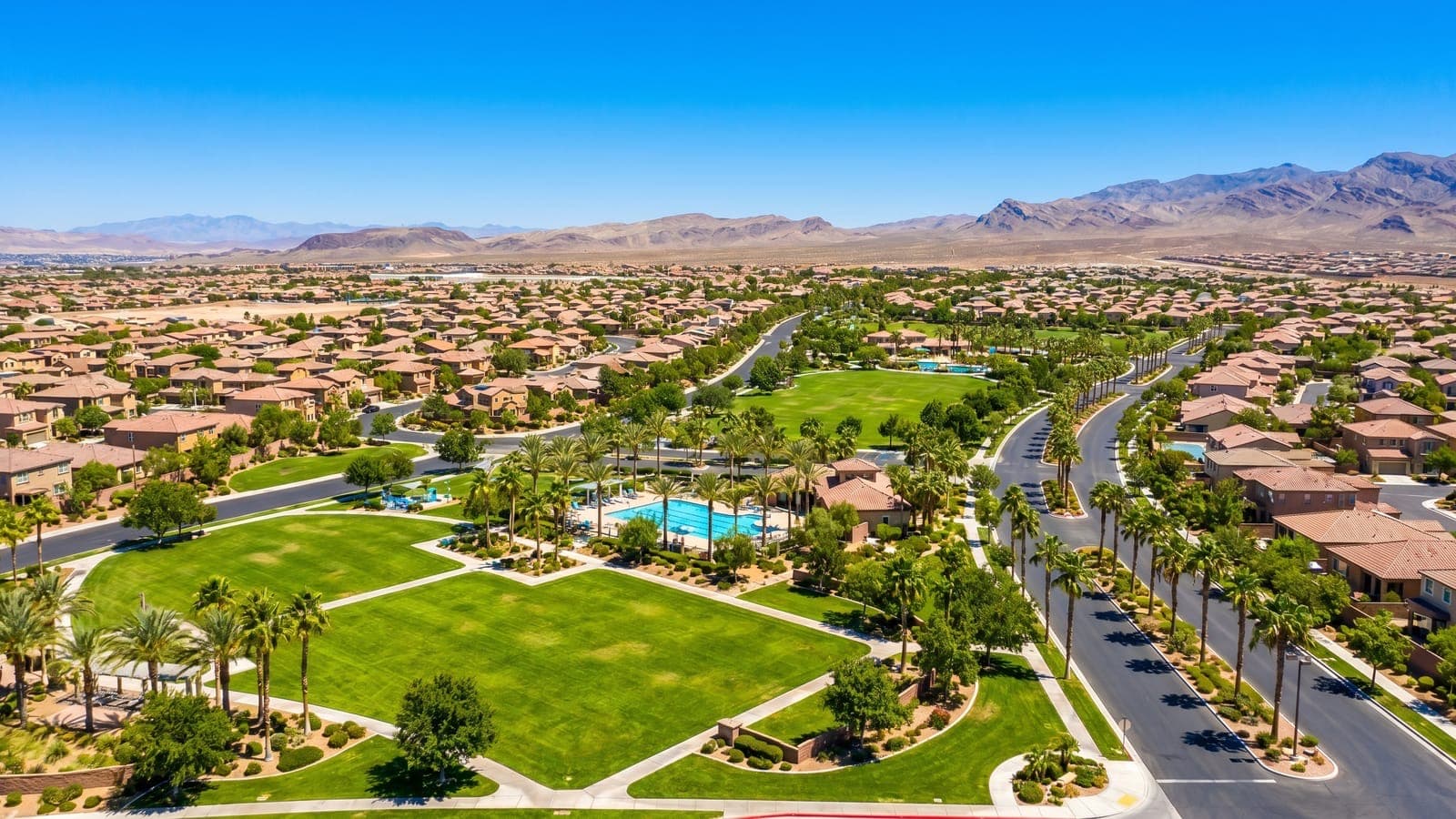 Anthem Country Club, Henderson — guard-gated luxury community with Hale Irwin championship golf and panoramic Las Vegas Strip views